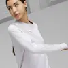 Puma Modest Activewear Long Sleeve Mor Kadın Koşu Ve Performans T-Shirt