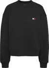 Tommy Hilfiger TJW BXY BADGE CREW, BDS Siyah Kadın Sweatshirt