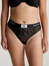 Calvin Klein MODERN THONG Siyah Tanga