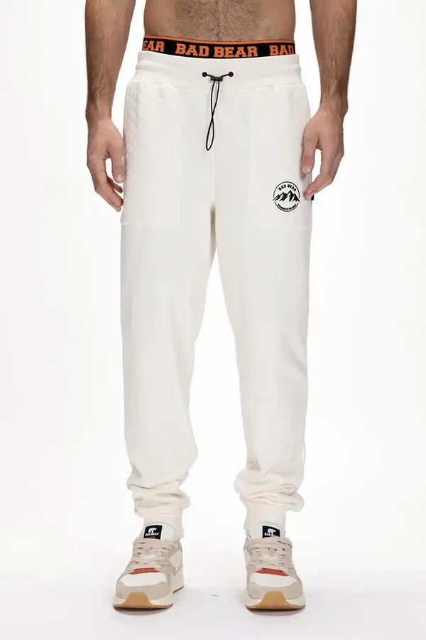 BAD BEAR GRASS SWEATPANTS Erkek Beyaz Eşofman Alt