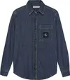 Calvin Klein DENIM SHIRT AUTH BLU Erkek Mavi Gömlek