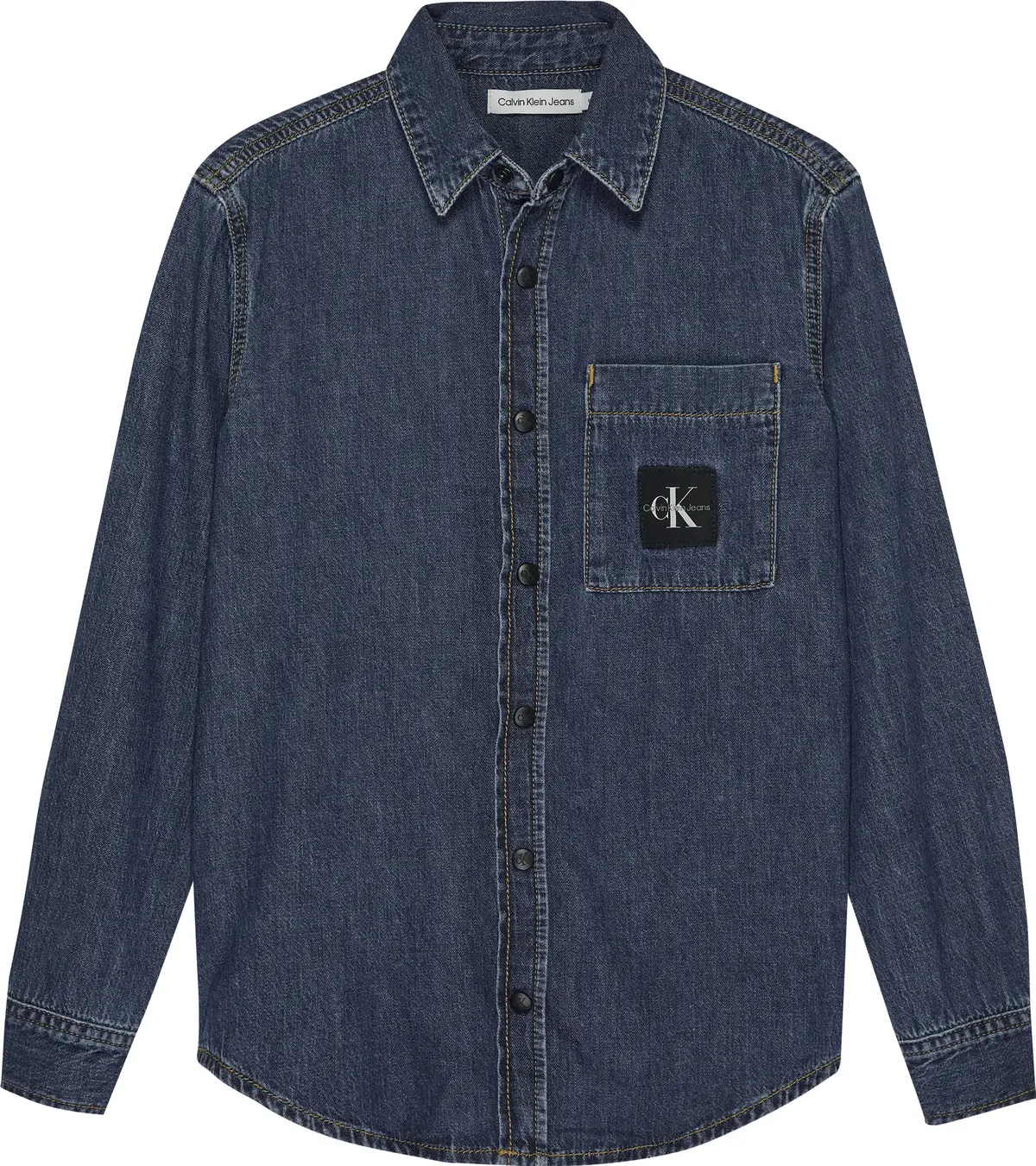 Calvin Klein DENIM SHIRT AUTH BLU Erkek Mavi Gömlek