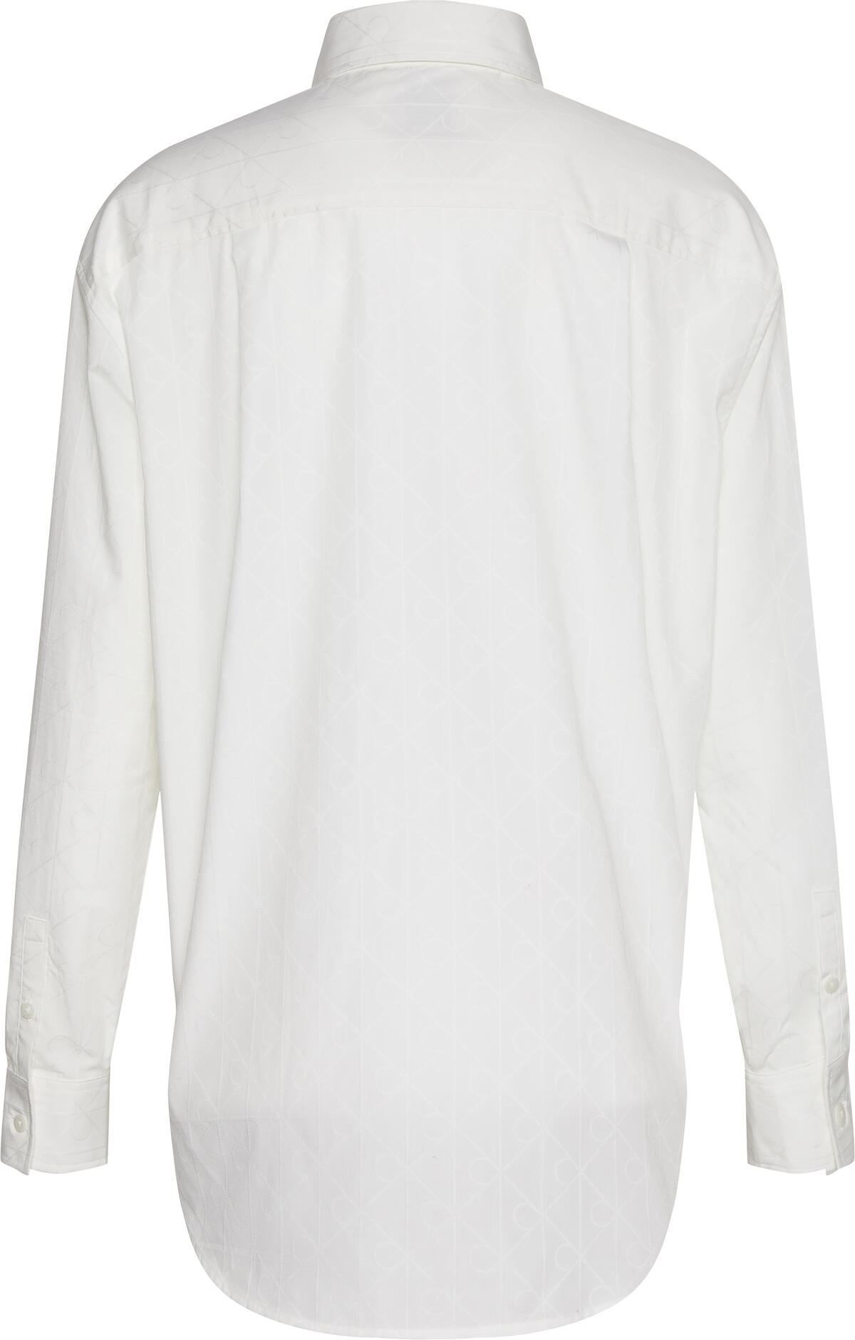 Calvin Klein AOP Logo Perfect Button-down Shi Beyaz Kadın Gömlek Calvin Klein AOP Logo Perfect Button-down Shi Beyaz Kadın Gömlek