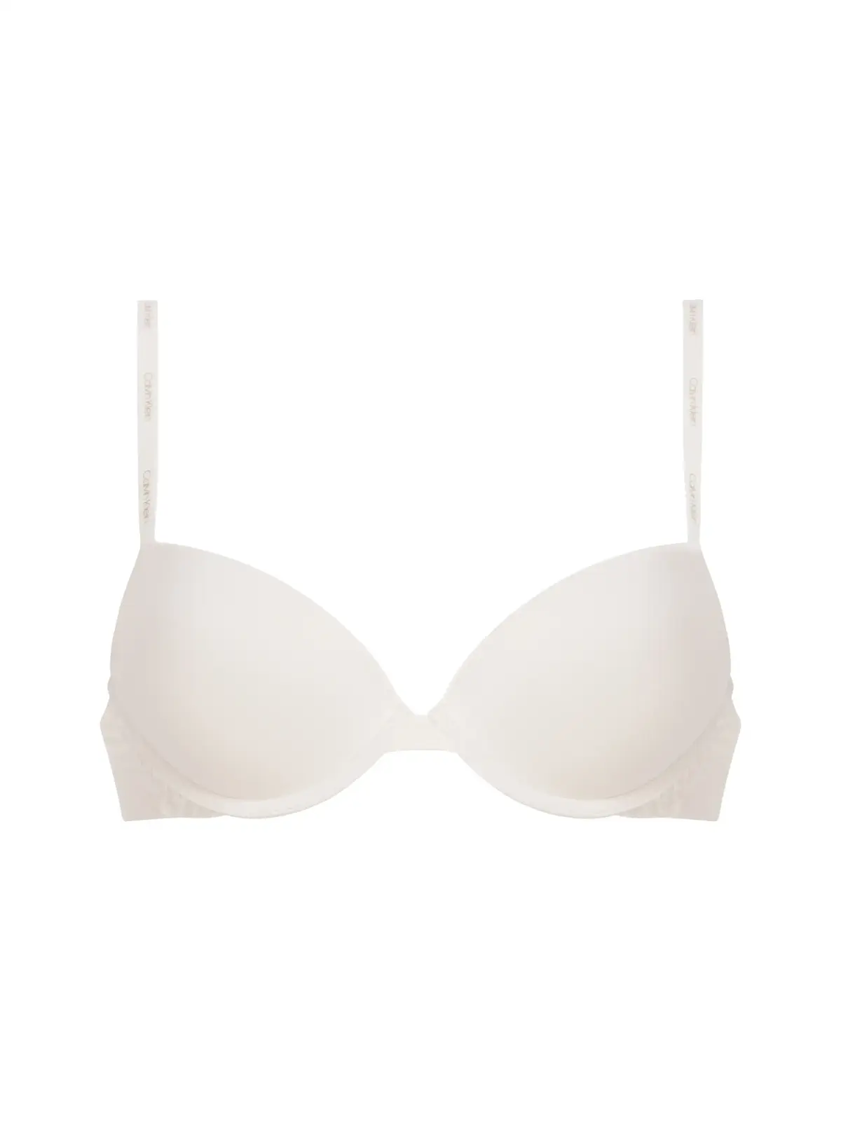 Calvin Klein PUSH UP PLUNGE Krem Destekli Dekolte Sütyeni