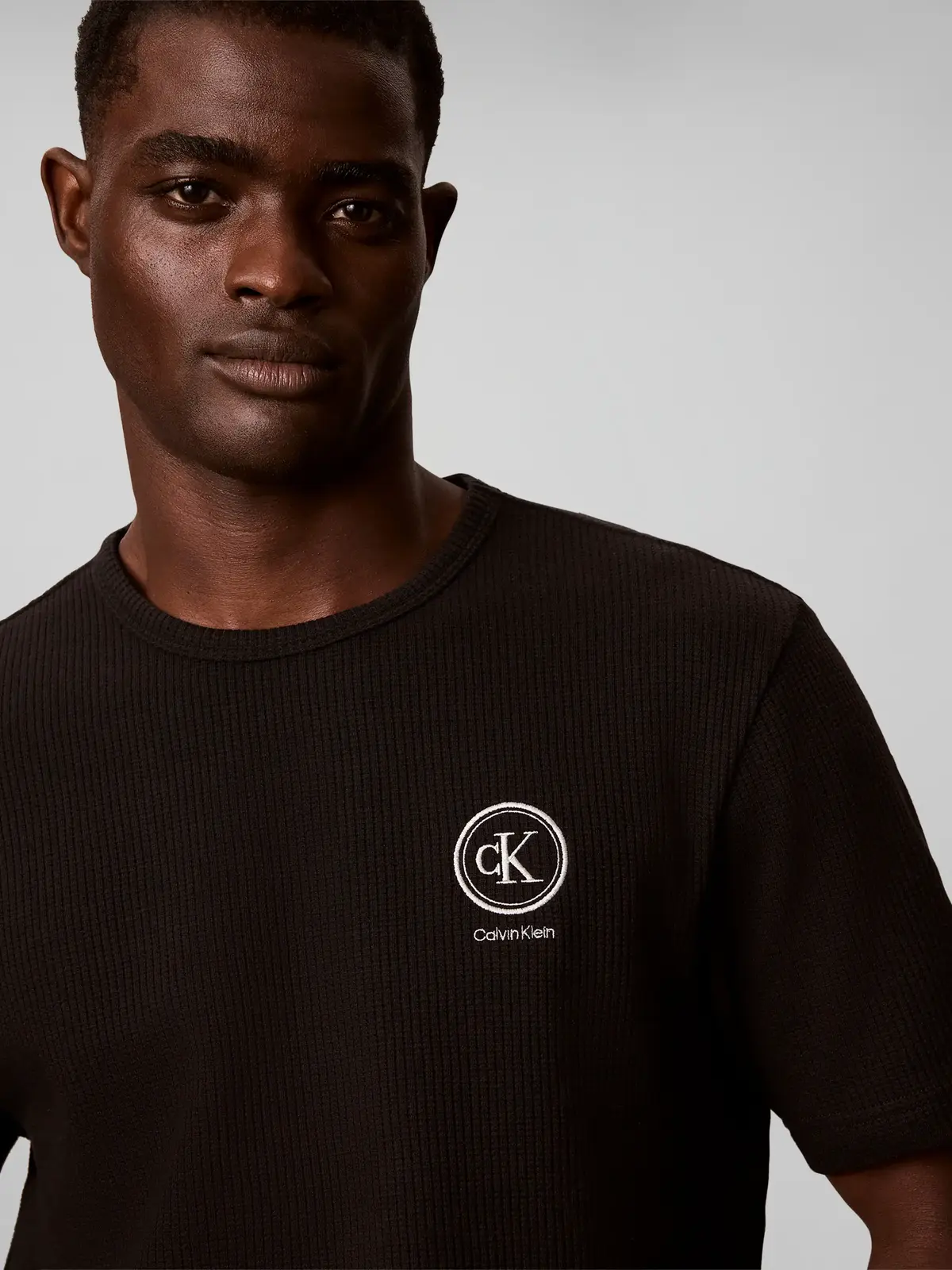 Calvin Klein WAFFLE JOGGER, UB1 Siyah Erkek Eşofman Altı