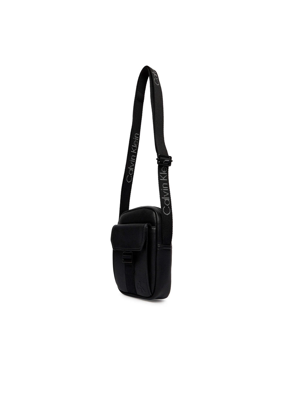 Calvin Klein WEBBING STRAP SLIM Siyah Erkek Çapraz Çanta