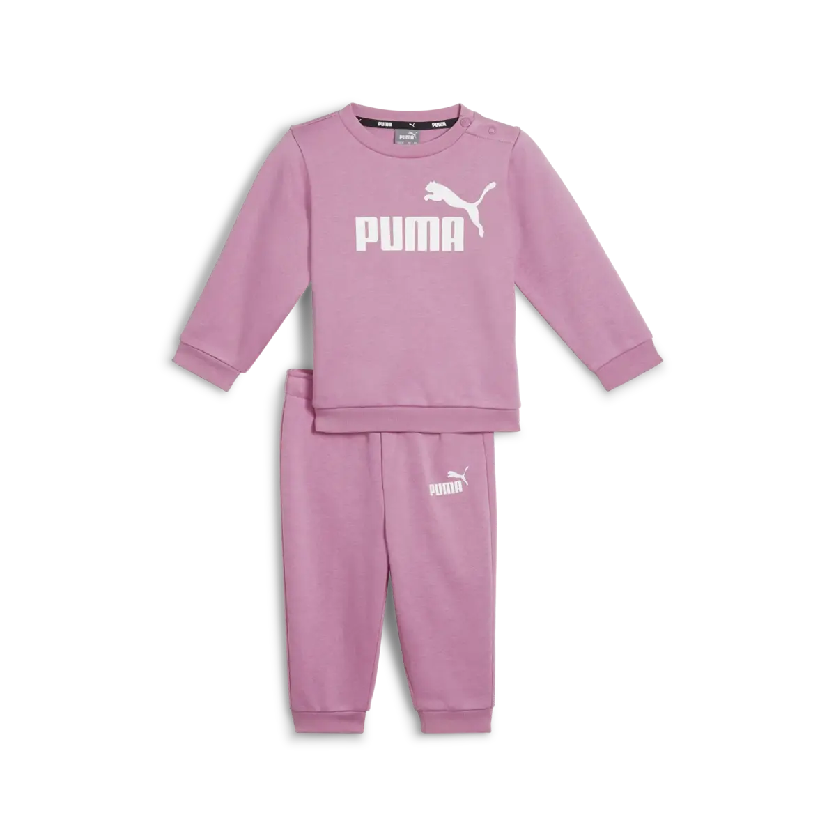 Puma Minicats ESS Crew Jogger Pembe Bebek Eşofman Takımı