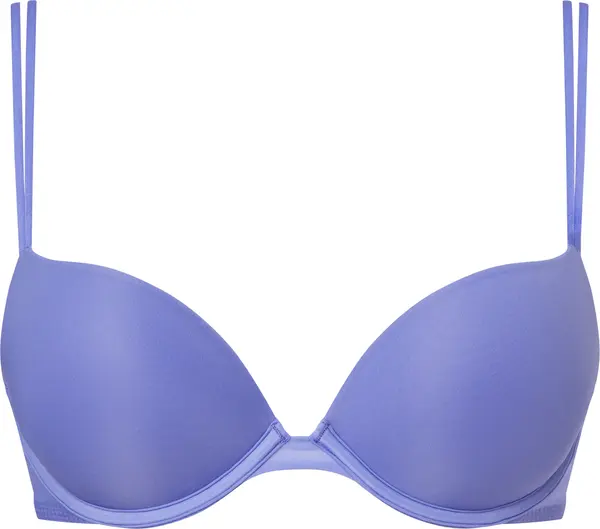 Calvin Klein PUSH UP PLUNGE Kadın Mavi Sütyen