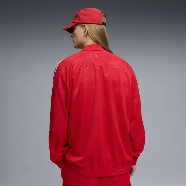PUMA Ferrari T7 Oversized Jkt Kırmızı Erkek Ceket