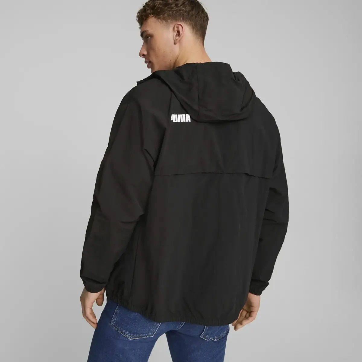 Puma Hooded Windbreaker Siyah Erkek Rüzgarlık