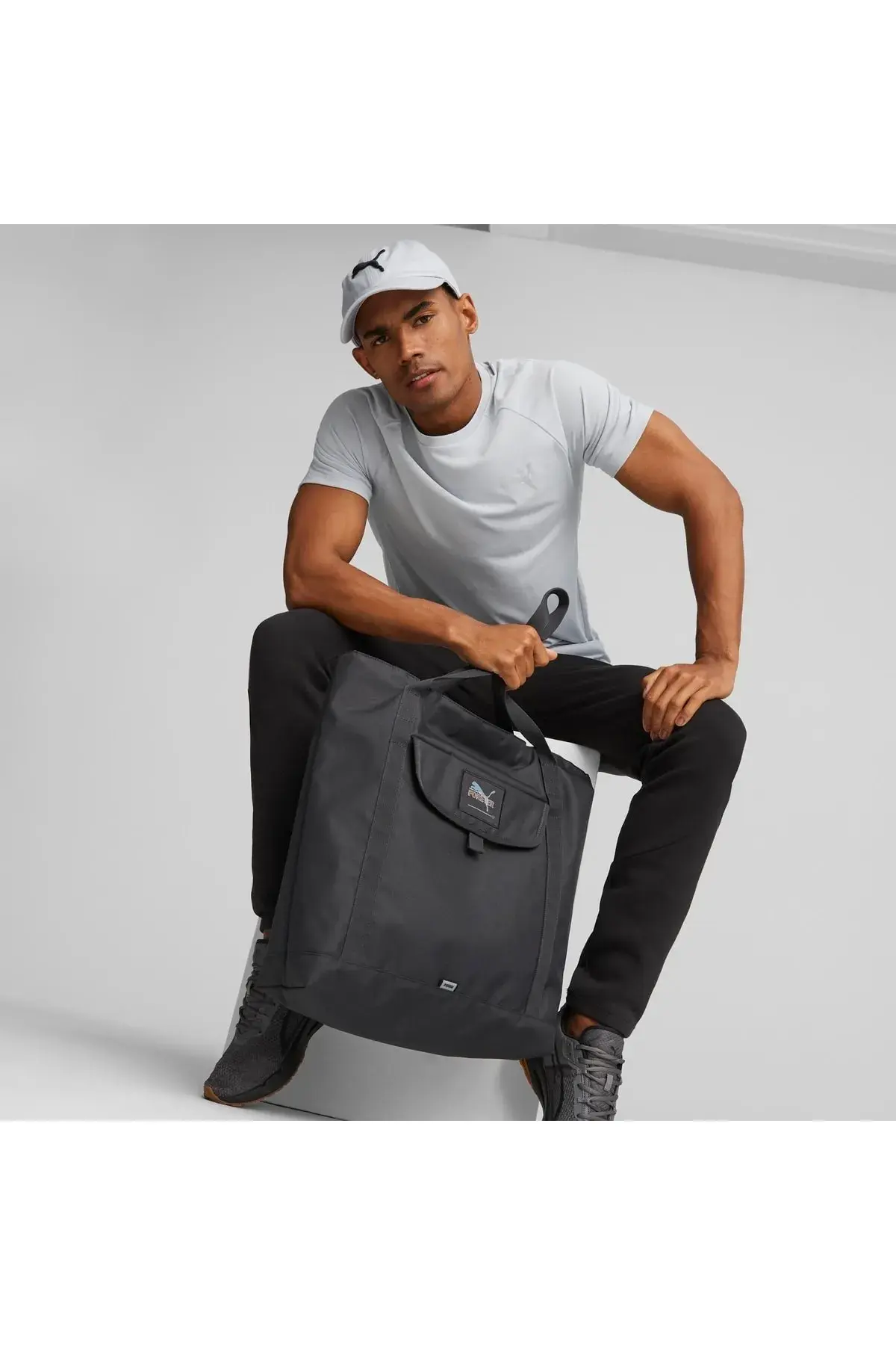 Puma Better Tote Bag Flat Dark Flat Dark Gray Erkek/Unisex Omuz Çantası