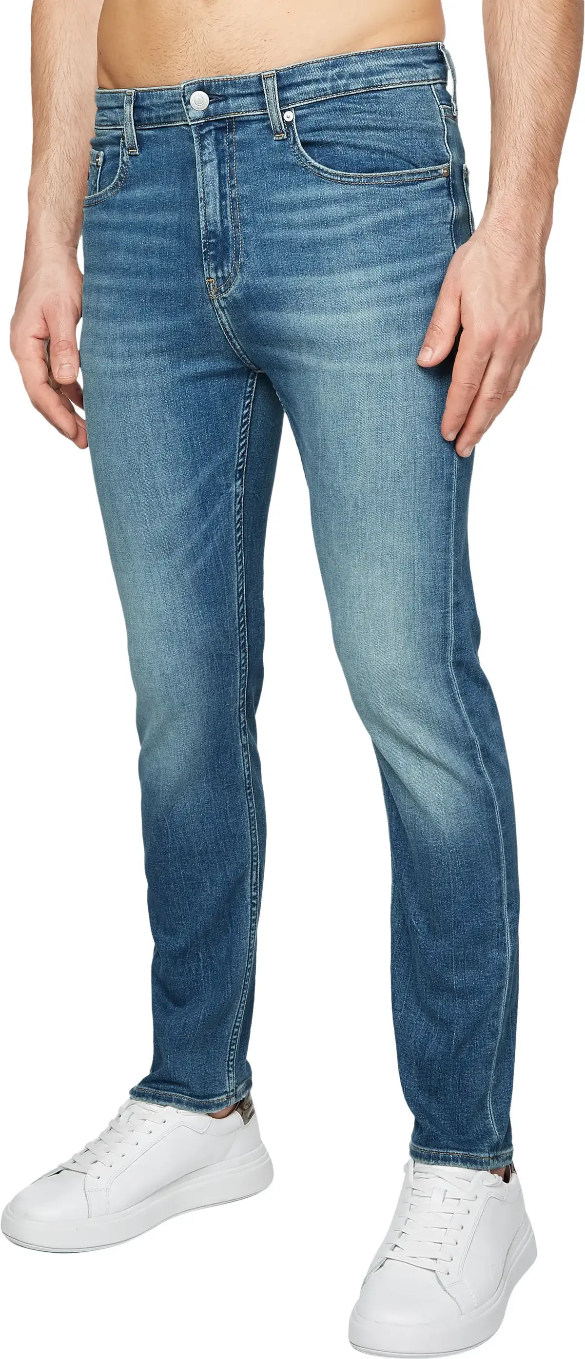 Calvin Klein SLIM TAPERED DIETER Erkek Mavi Kot Pantolon