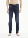 Calvin Klein SKINNY Erkek mavi Kot Pantolon