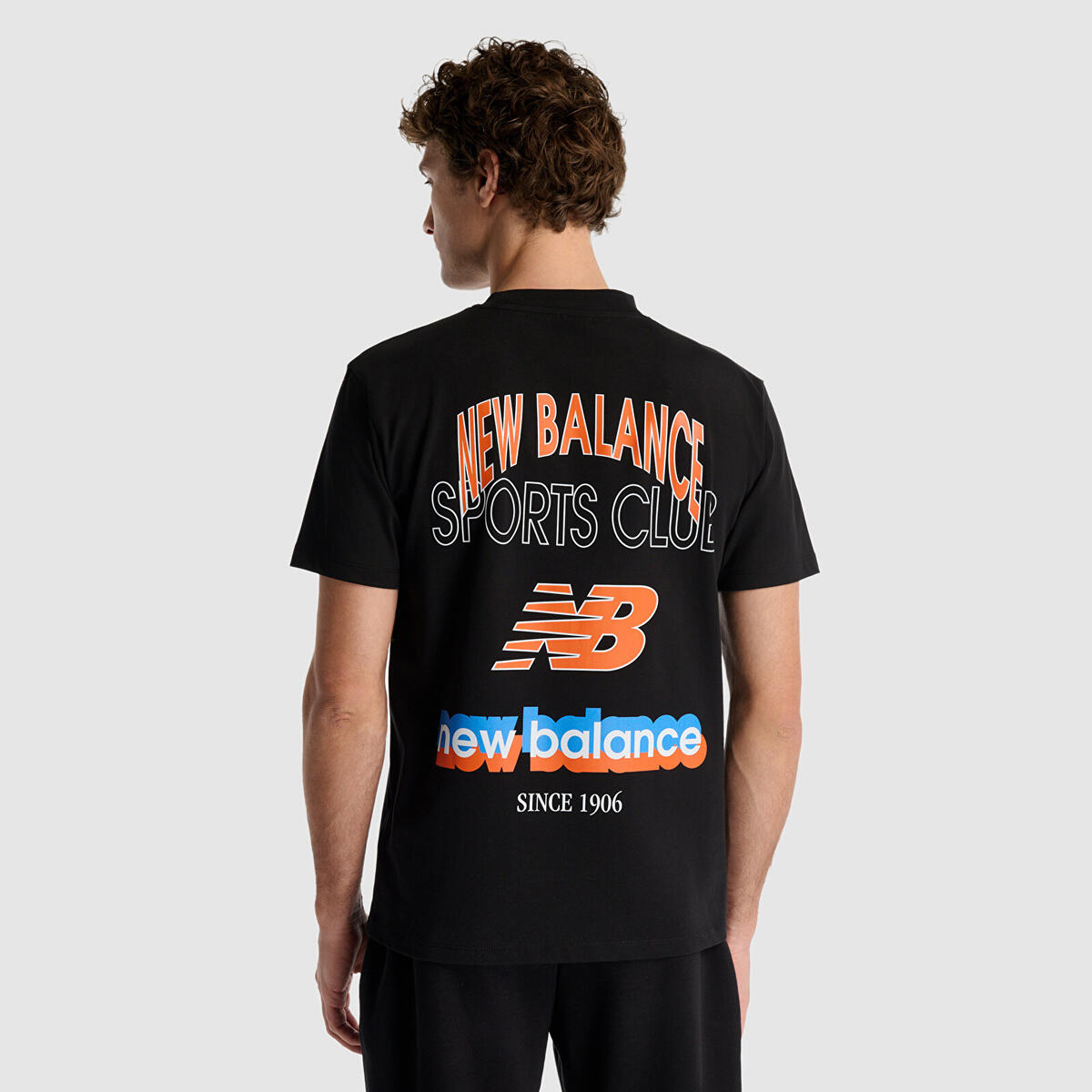 New Balance MNT1533 Erkek Siyah T-Shirt