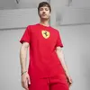 Puma Ferrari Race Big Shld T Clrd Kırmızı Erkek T-Shirt & Polo