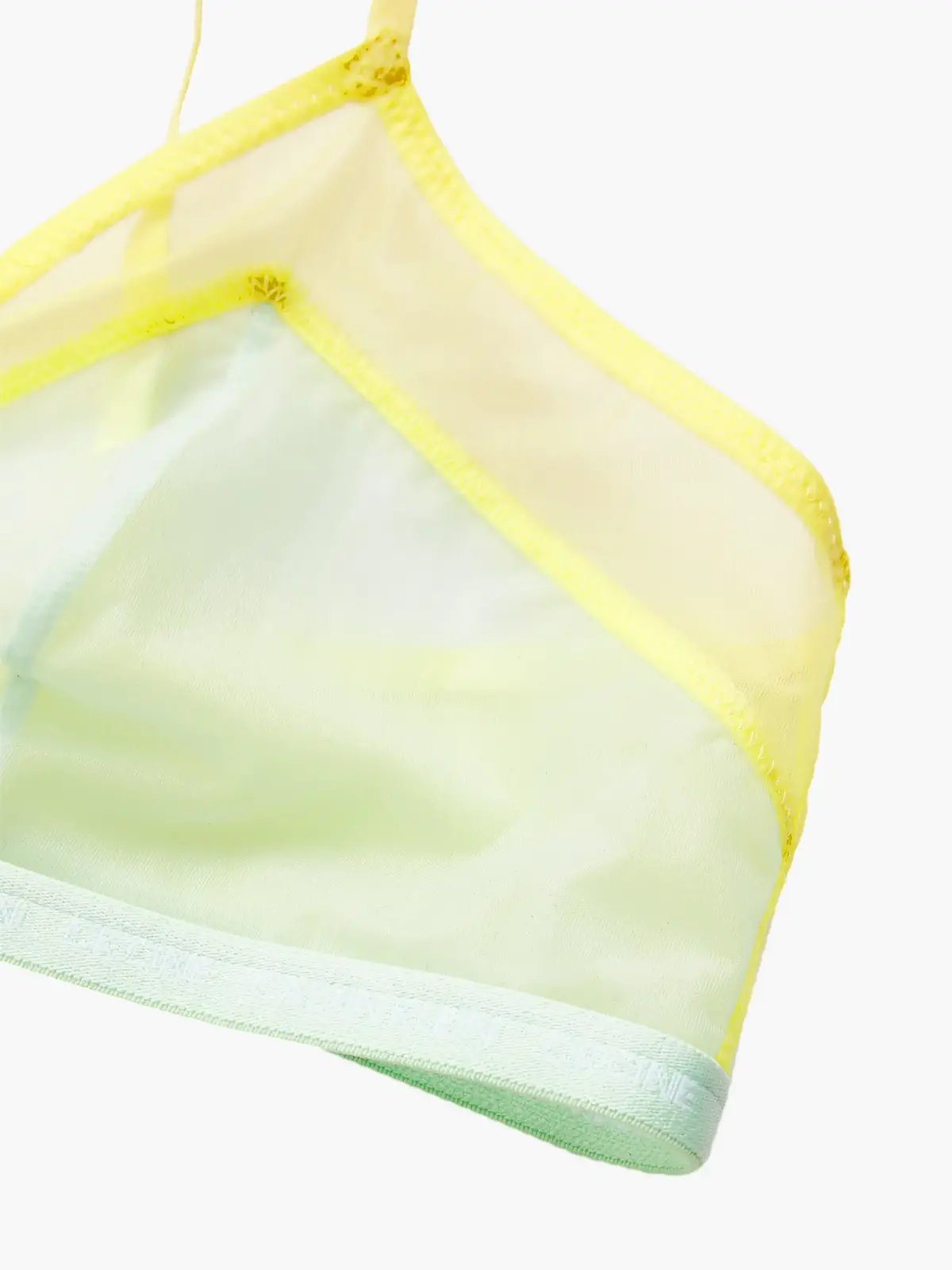 Calvin Klein UNLINED TRIANGLE Kadın Sarı Sütyen