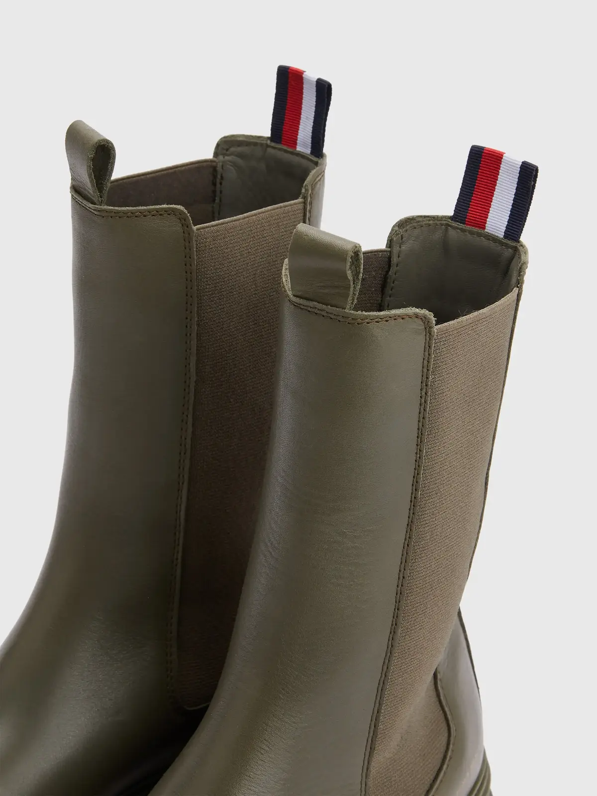 Tommy Hilfiger MONOCHROMATIC CHELSE Kadın Haki Bot