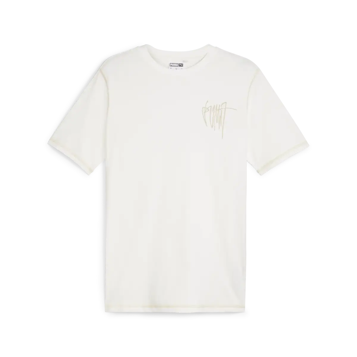 Puma CLASSICS RE:COLLECTION Graphic Tee Kırık Beyaz Unisex T-Shirt