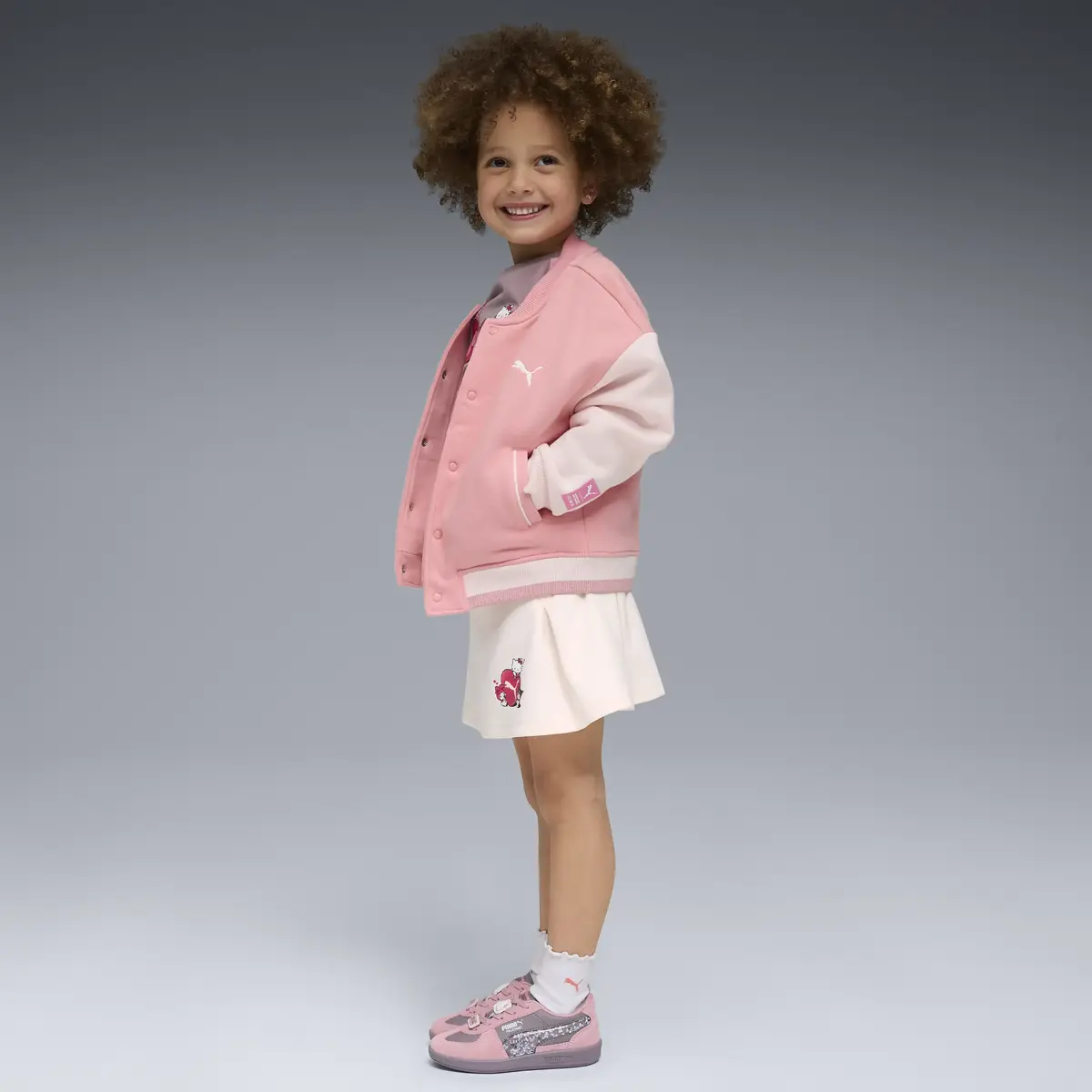Puma X HK&FR Pleated Skirt Pembe Kız/Çocuk Elbise-Etek