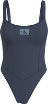 Calvin Klein ONE PIECE Kadın Mavi Mayo