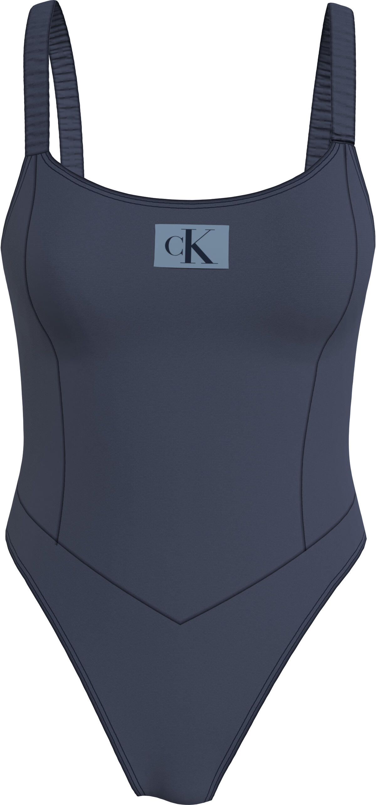 Calvin Klein ONE PIECE Kadın Mavi Mayo