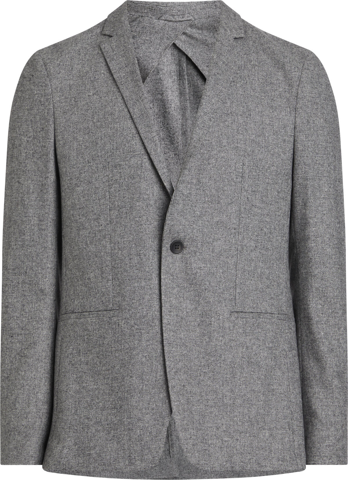Calvin Klein TWO TONE FLANNEL BLA Erkek Gri Blazer