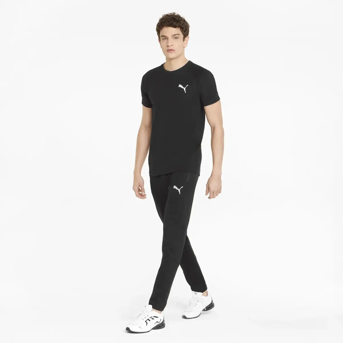 Puma Evostripe Tee Siyah Erkek T-Shirt & Polo