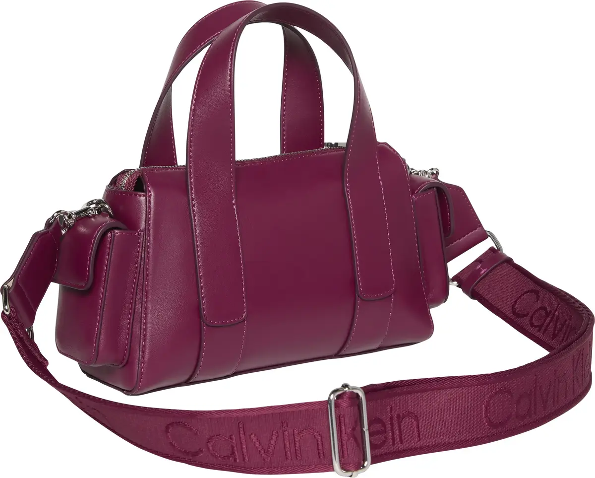 Calvin Klein WEBBING STRAP POCKET BAG Kadın Kırmızı El Çanta