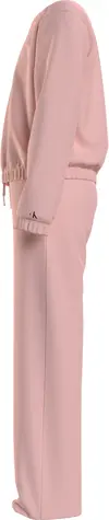 Calvin Klein CKJ LOGO BOXY CN SWE Kadın Pembe Eşofman Takımı