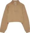 Calvin Klein CUT SEAMS STACK LOGO Kadın Kahverengi Sweatshirt