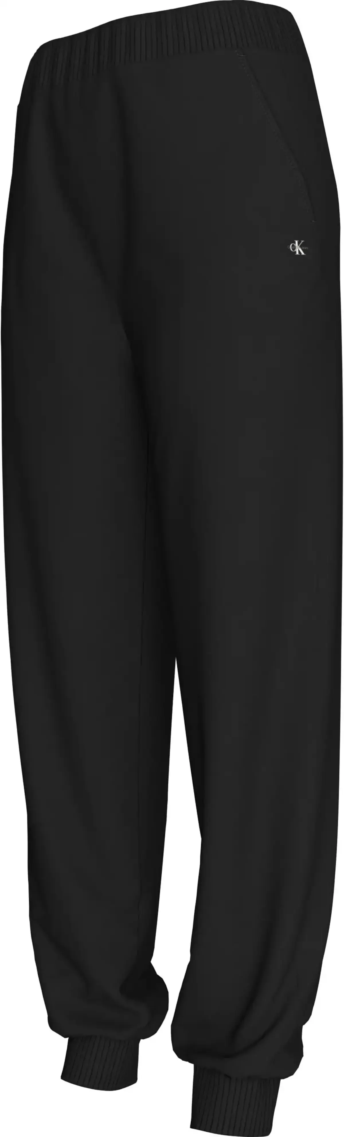 Calvin Klein WOVEN LABEL JOG PANT Kadın Siyah Eşofman Alt