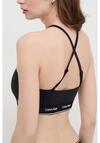 Calvin Klein HALTER BRALETTE, BEH Siyah Kadın Bikini Üstü