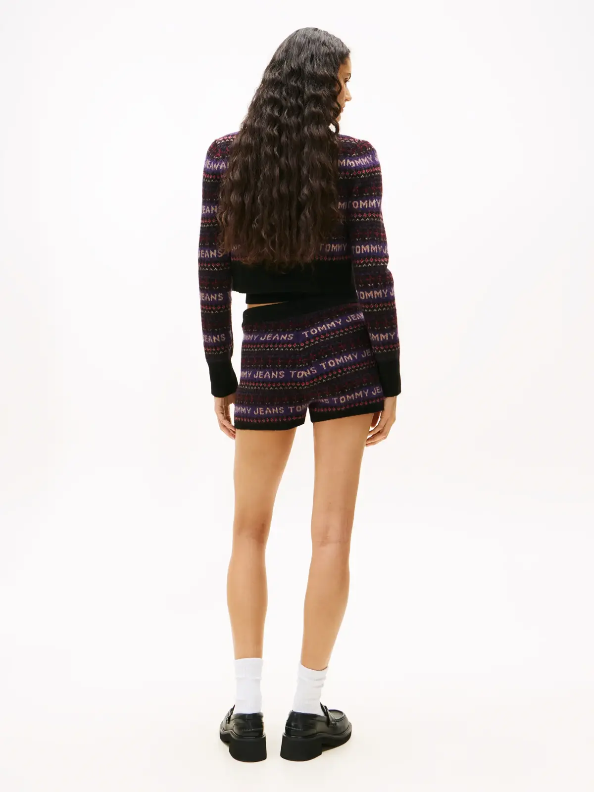 Tommy Hilfiger TJW FAIRISLE SHORTS, BDS Siyah Kadın Şort