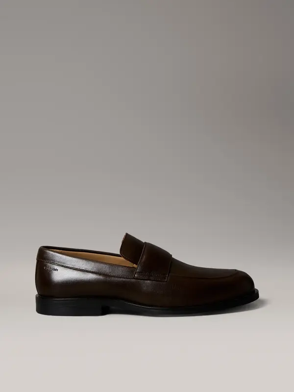 Calvin Klein ESS RUBBER BAND LOAFERS Kahverengi Erkek Loafer Ayakkabı