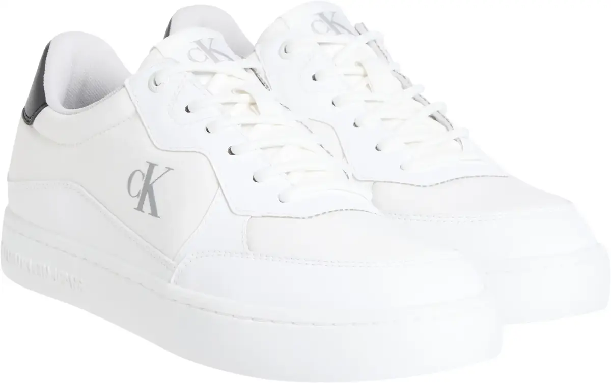 Calvin Klein CLASSIC CUPSOLE TECH, 01W Beyaz Erkek Spor Ayakkabı & Sneaker