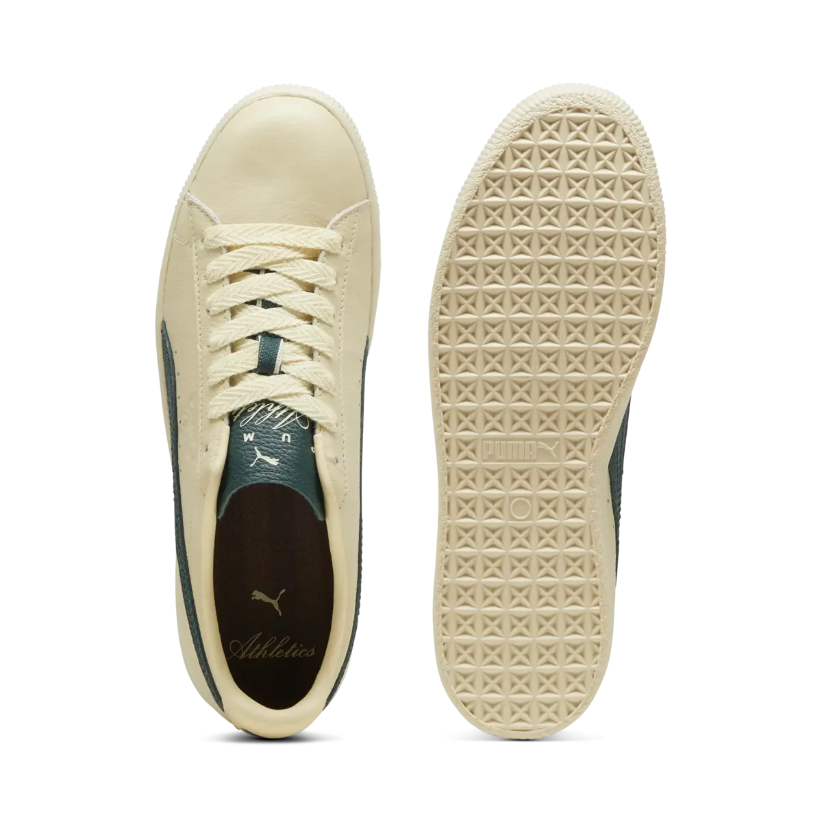 Puma Clyde Players Lane Krem Unisex Spor Ayakkabı
