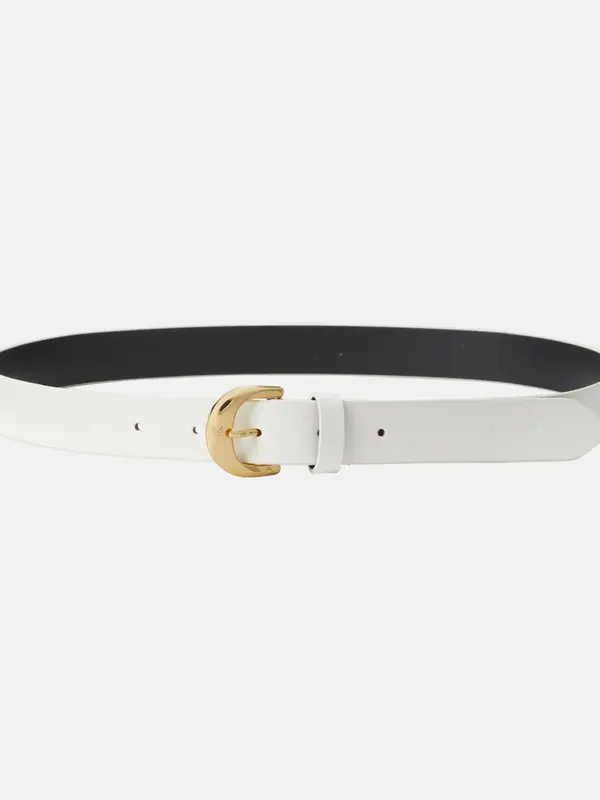 Calvin Klein Casual Pin Buckle 25MM Beyaz Kadın Kemer