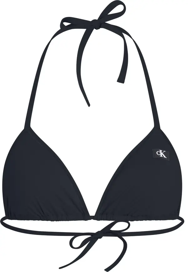 Calvin Klein TRIANGLE-RP Siyah Kadın Bikini Üstü