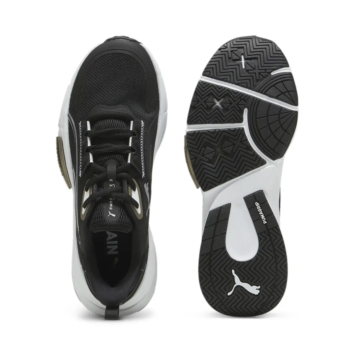 Puma PWRFrame TR 3 Wn's Siyah Kadın Yürüyüş ve Koşu Ayakkabısı