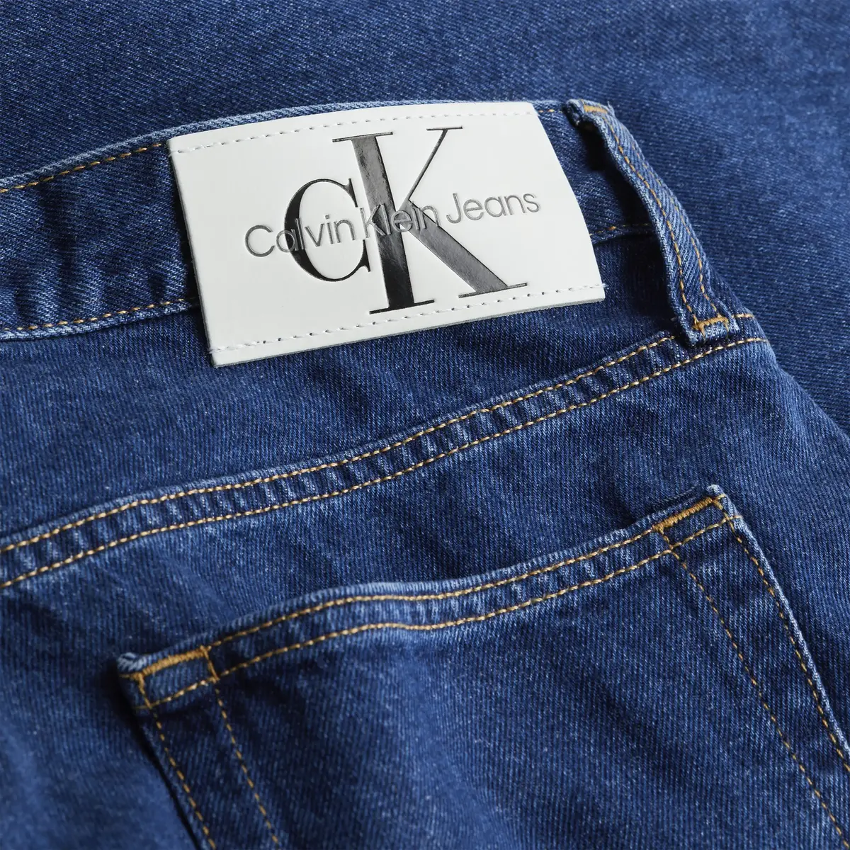 Calvin Klein 90S STRAIGHT UTILITY Erkek Mavi Kot Pantolon