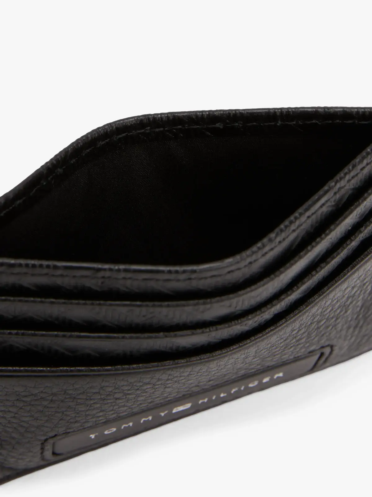 Tommy Hilfiger TH MONOGRAM CC HOLDE Erkek Siyah Cüzdan