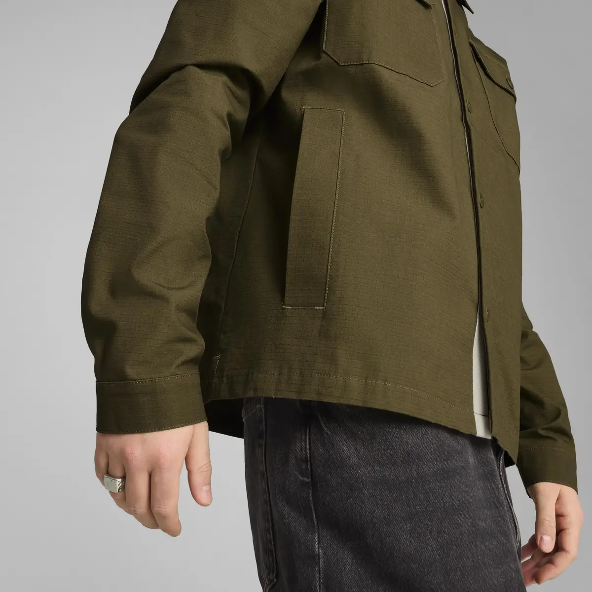 PUMA MMQ Ripstop Overshirt Yeşil Erkek Ceket