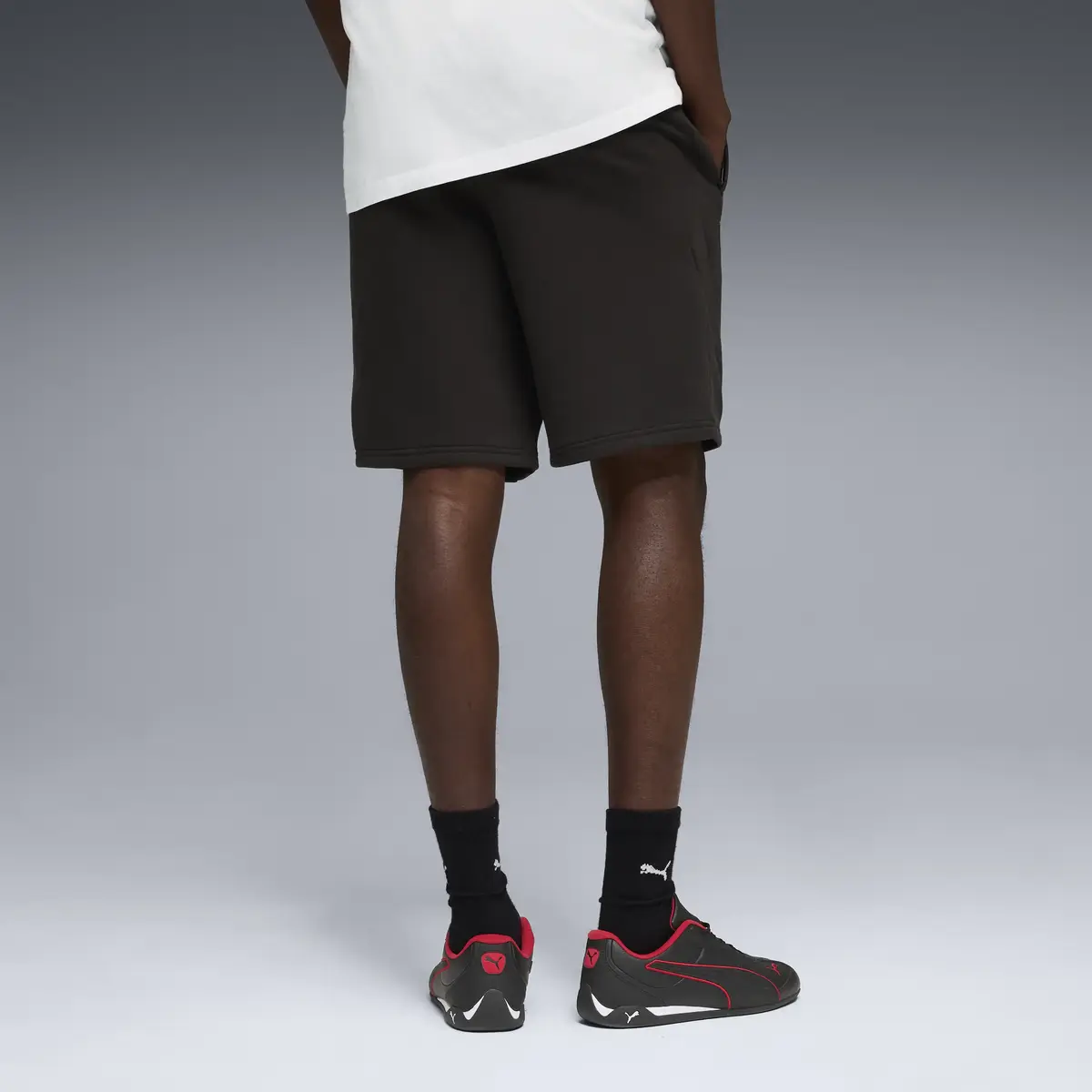 Puma Ferrari PM1 Sweat Shorts Siyah Erkek Şort