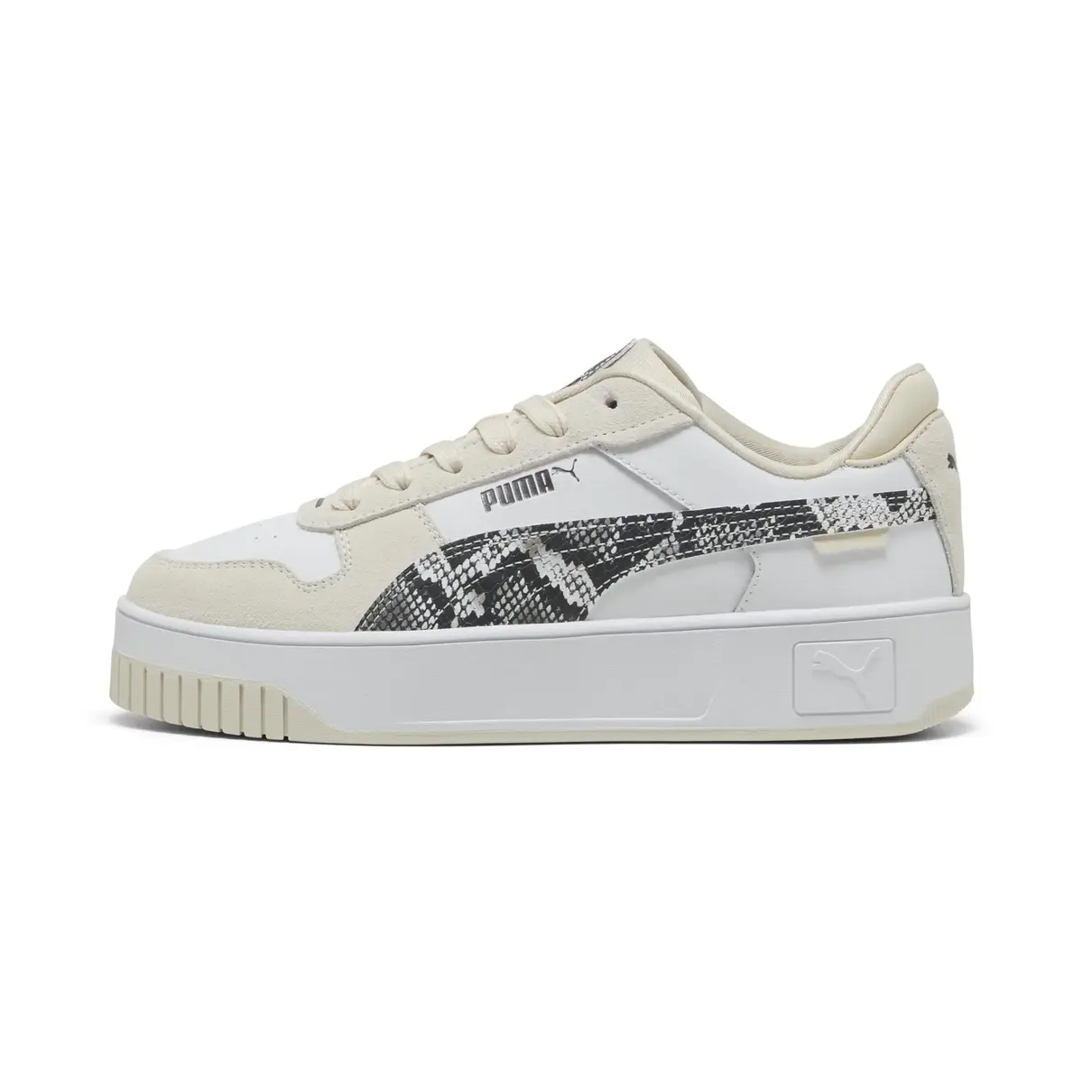 PUMA Carina Street Snake Chic Beyaz Kadın Günlük Spor Ayakkabı