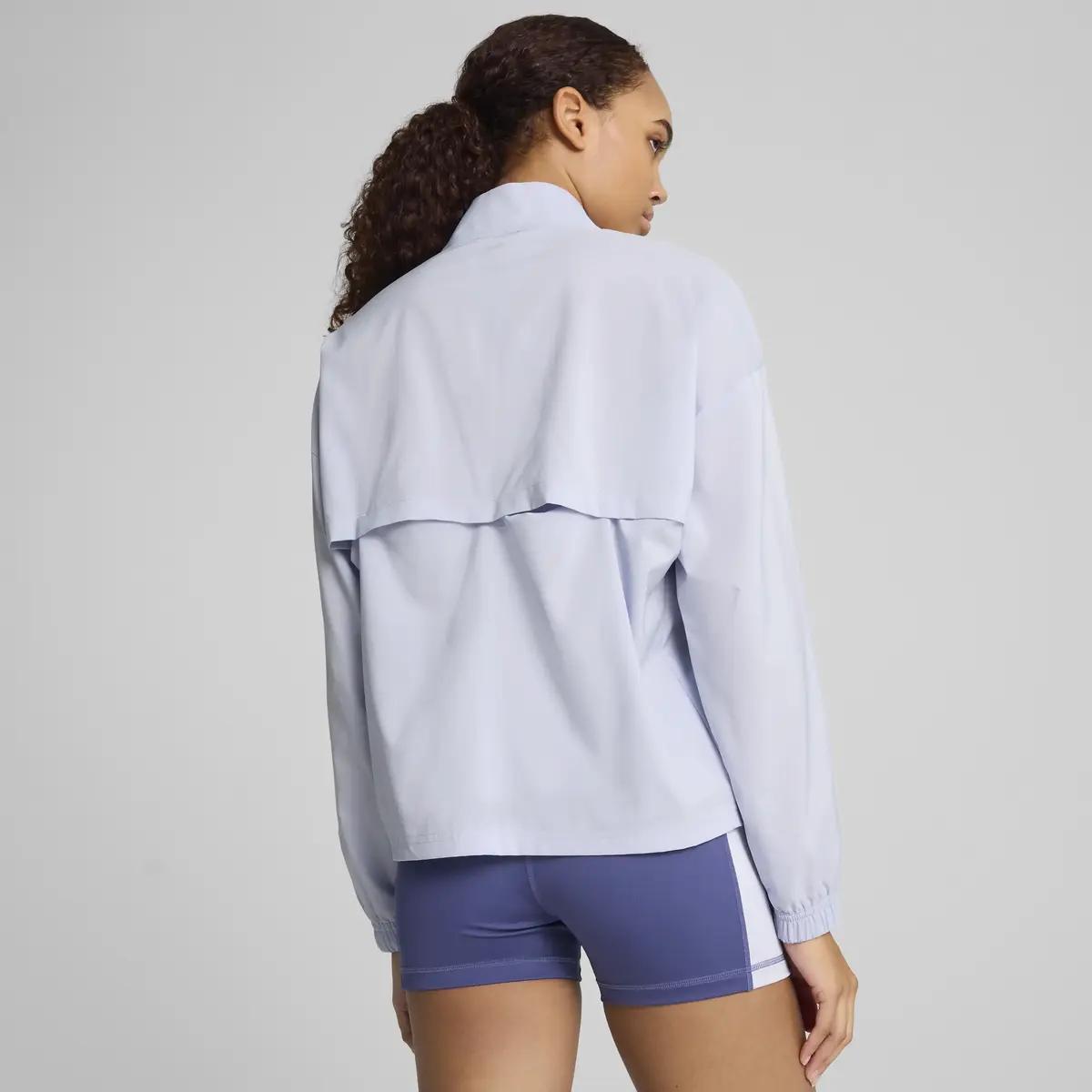 PUMA STRONG WOVEN JACKET Mavi Kadın Ceket