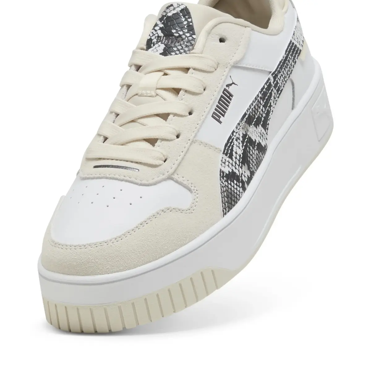 PUMA Carina Street Snake Chic Beyaz Kadın Günlük Spor Ayakkabı