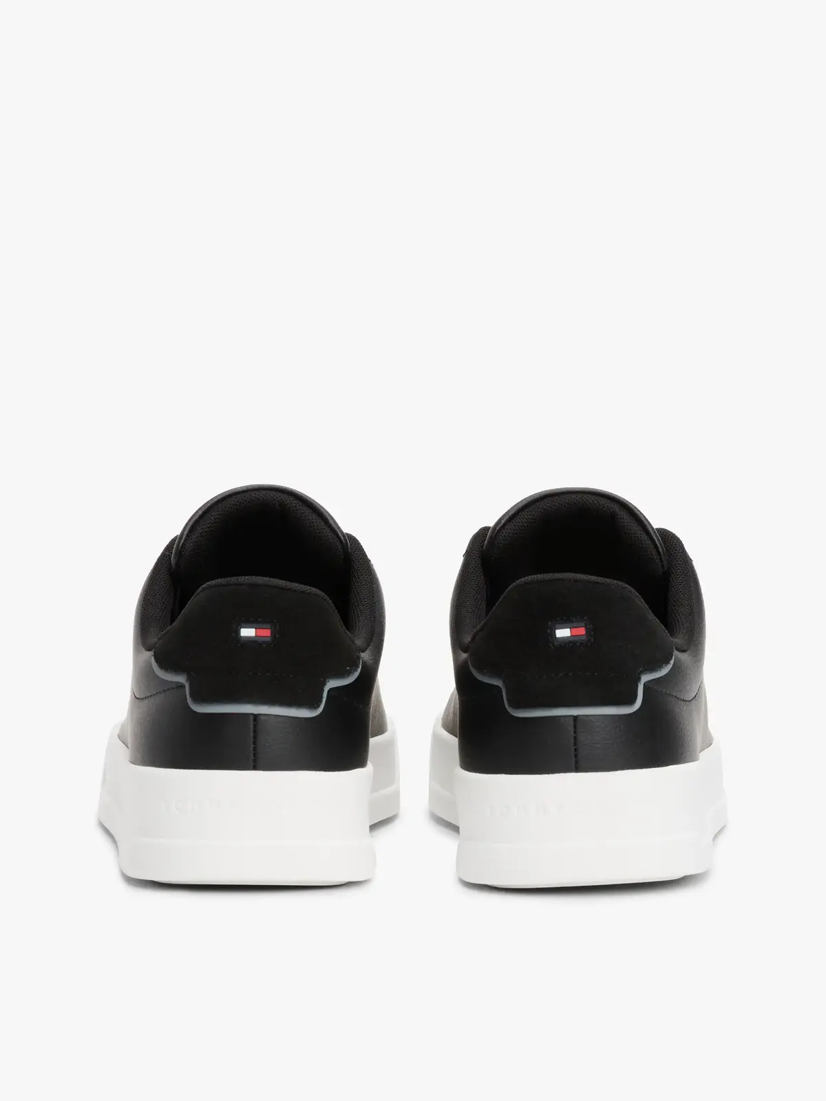 Tommy Hilfiger TH COURT LTH DETAIL, BDS Siyah Erkek Spor Ayakkabı & Sneaker