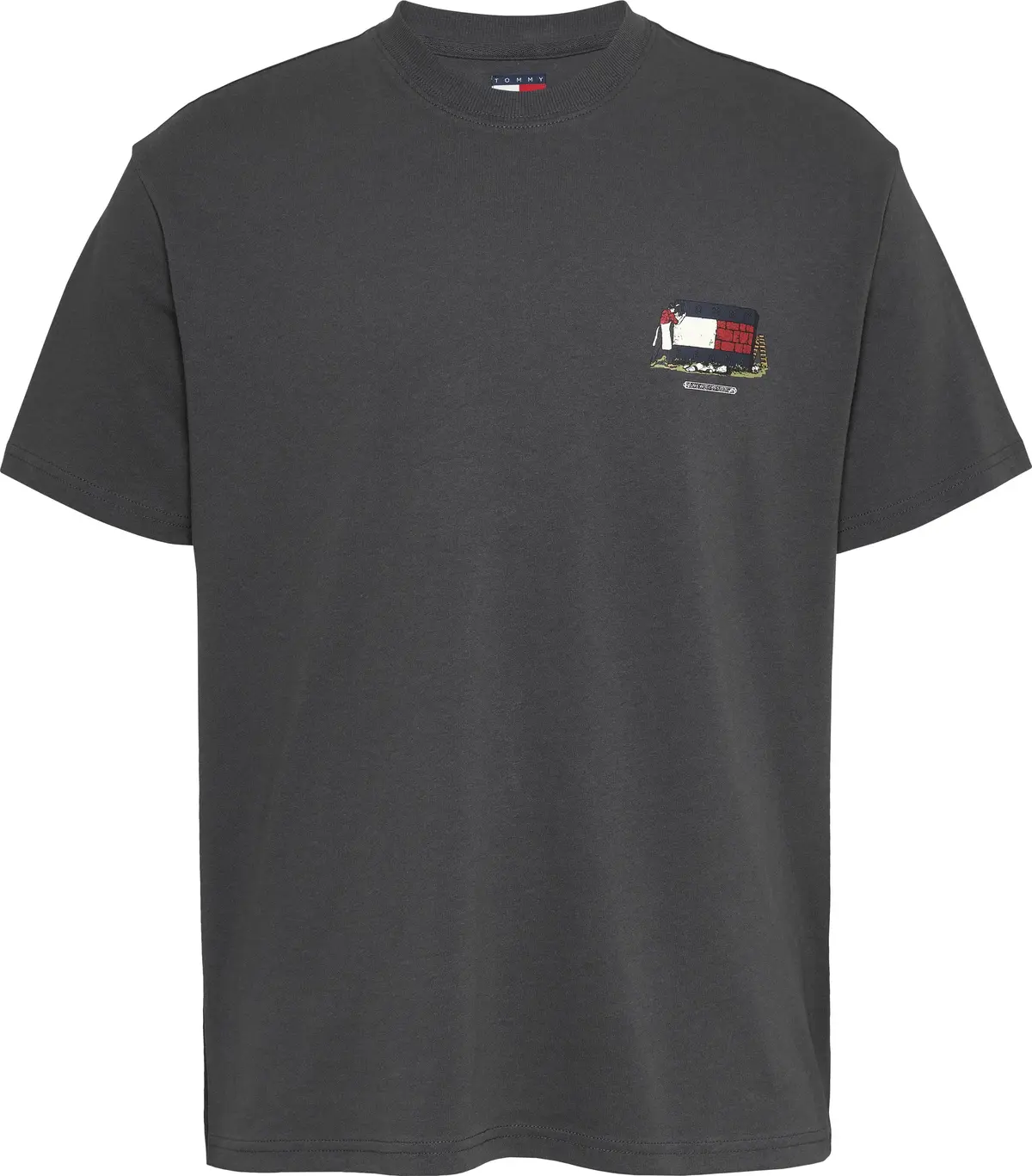 Tommy Hilfiger TJM RLX NOVELTY 1 TE, PT2 Gri Erkek T-Shirt & Polo