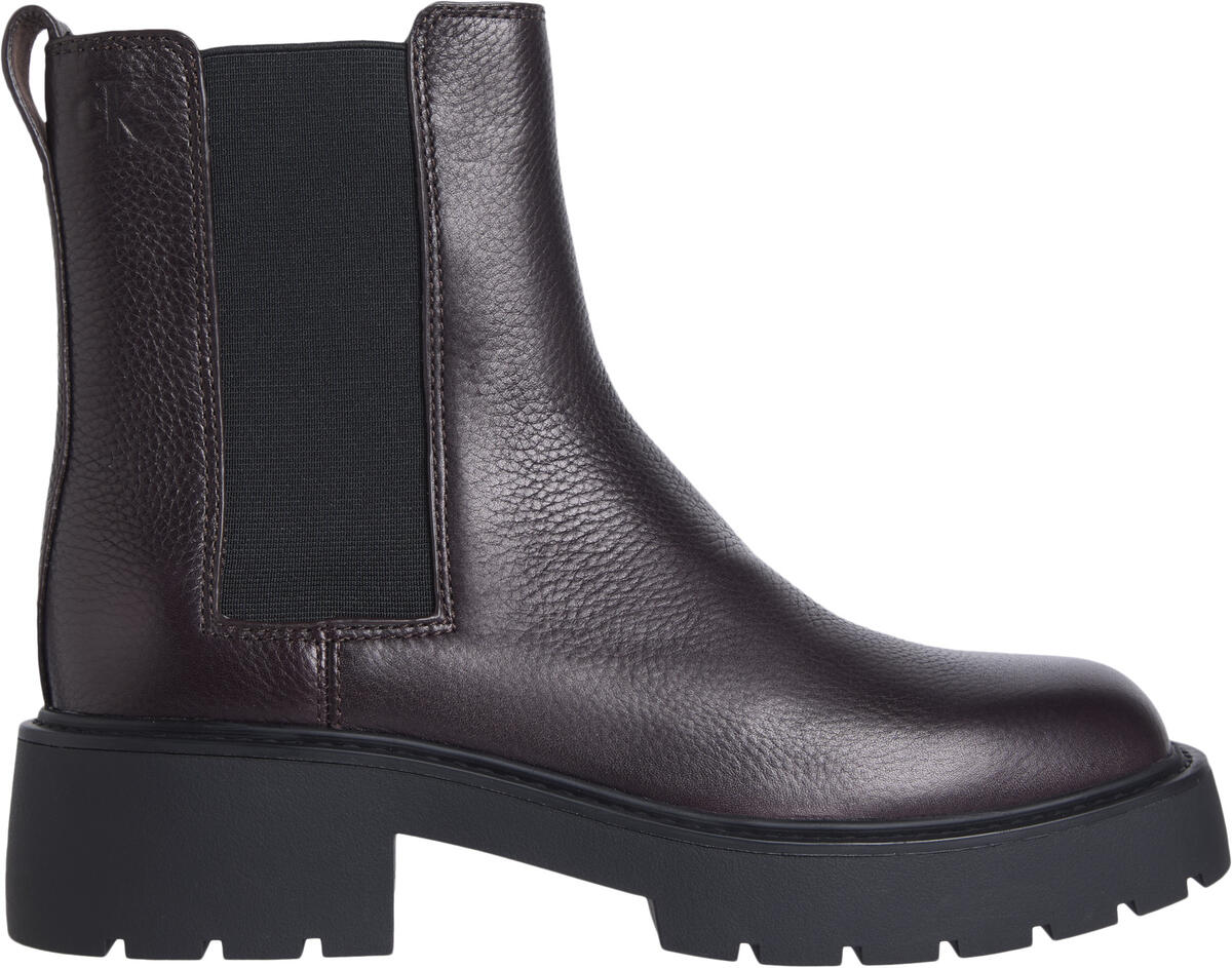 Calvin Klein CHUNKY CHELSEA BOOT LTH Siyah Kadın Bot Calvin Klein CHUNKY CHELSEA BOOT LTH Siyah Kadın Bot