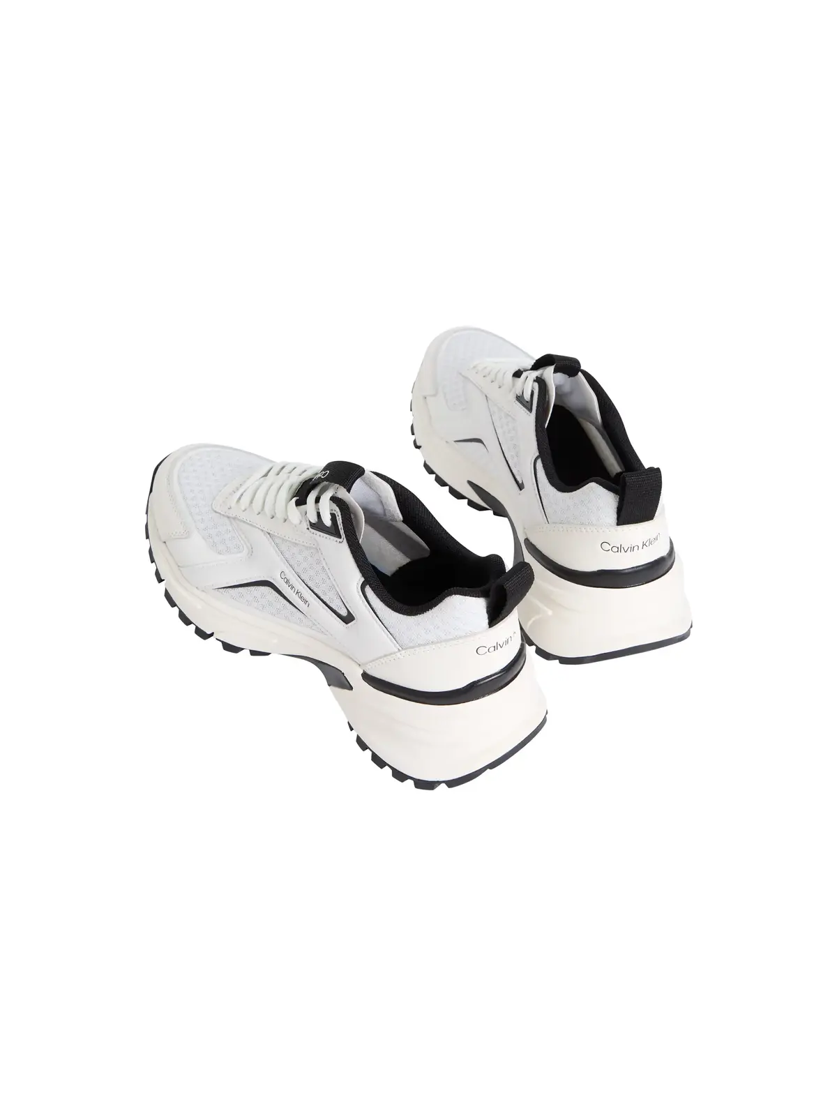 Calvin Klein HIKE RUN CKSTRIPE ME, 01W, 36 Beyaz Kadın Yürüyüş ve Koşu Ayakkabısı